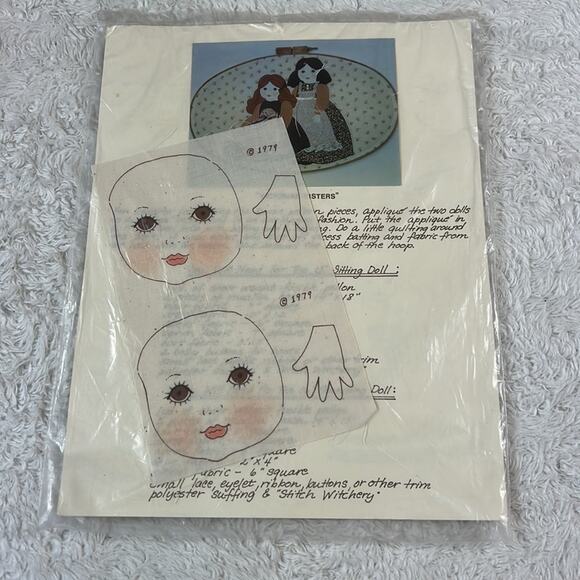 Vintage doll patterns - Victorian pillow dolls Ballerina good fairy sew craft - Picture 7 of 7